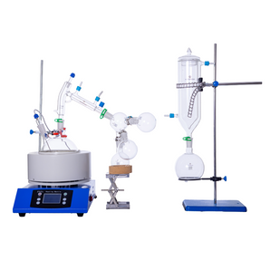 Kit de distillation à court trajet Helios avec manteau chauffant numérique Helios