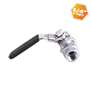 Stainless Steel Ball Valves F-NPT | 1/4" & 3/8" Options | Colour Coded