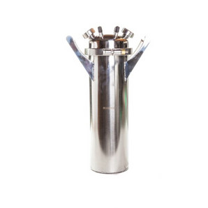 6'' x 18'' Reclamation Tank with Hemi Lid (No Fittings)