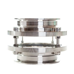 Voyant de niveau court en ligne - Compatible avec les fixations Tri-Clamp de 1,5", 3", 4" et 6".