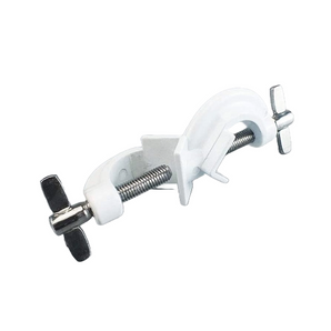 Boss Head Clip White (Screw Fixture For Iron Stand)