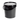 Black Bucket & Lid – Heavy-Duty 20L Storage Solution